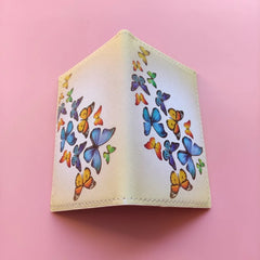Butterfly Women Passport Cover Travel Holder