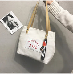 Canvas Bag Large Capacity Shopping Bags for Women Handbag Shoulder Bag