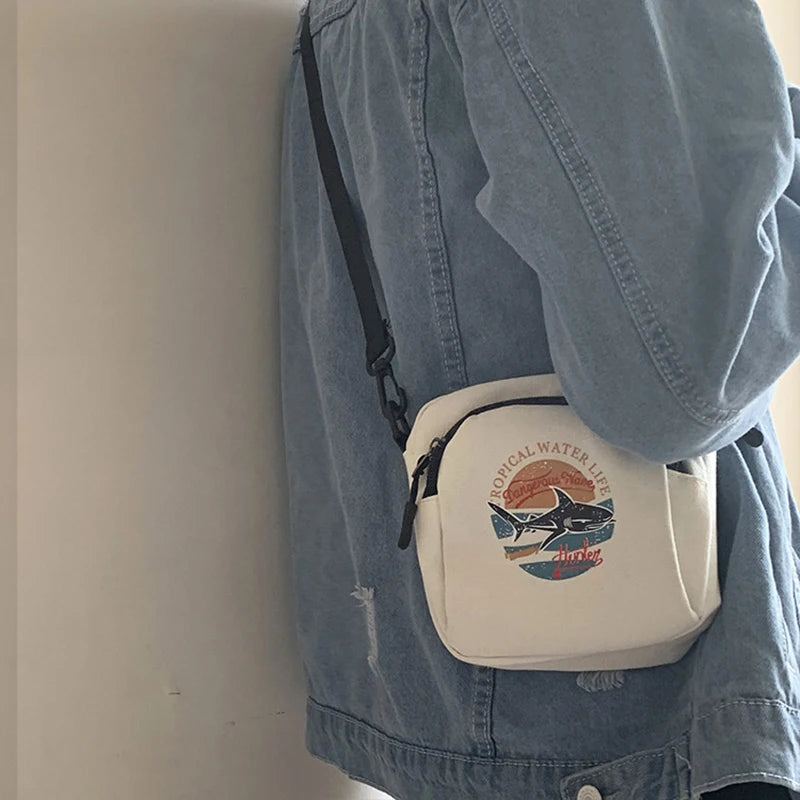 Canvas Crossbody Bags For Women Small Shoulder Bag Purse