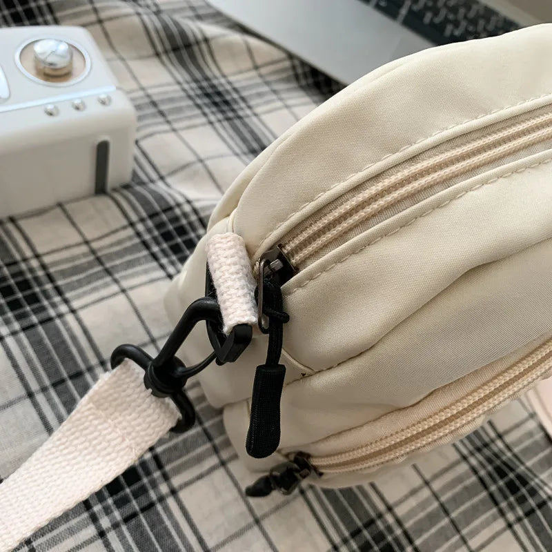 Canvas Crossbody Bags for Women Small Shoulder Bag Handbag Zipper Mini Messenger