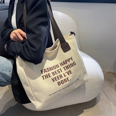 Canvas Handbag Tote High Shoulder Bags for Women