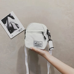 Canvas Patchwork Crossbody Shoulder Bag Mini Wallet Phone Bags