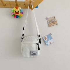 Canvas Patchwork Crossbody Shoulder Bag Women Mini Wallet Phone Bags