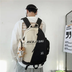 Canvas Women Backpack School Bags Large Capacity Waterproof Rucksac