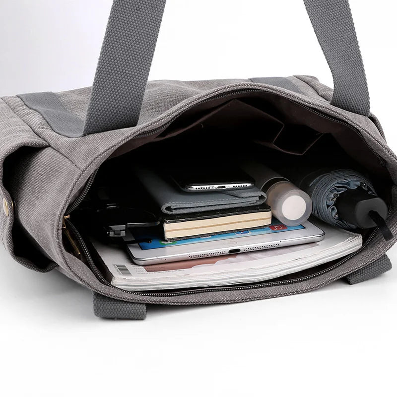 Canvas Women Bag Large Capacity Female Handbags Ladies Tote Travel Bags