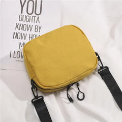 Canvas Women Bags Solid Casual Shoulder Messenger Bag Handbag Outdoor Bag