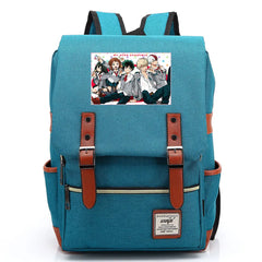 Anime My Hero Buckle School Bag Teenagers Student Schoolbags Women Men Backpack