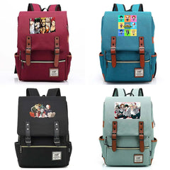 Anime My Hero Buckle School Bag Teenagers Student Schoolbags Women Men Backpack