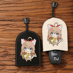 Canvas Women's Wallet Cartoon Key Case Bag