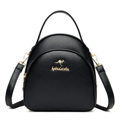 Durable Small Leather Backpack for Women