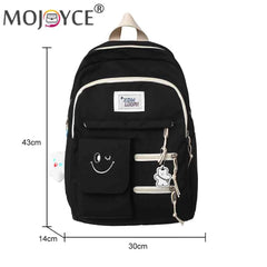 Casual Ladies Bookbags Hit Travel Book Backpack College Backpack Large Capacity