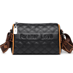 Vintage Plaid Quilted Handbag Women Tote Shoulder Bag