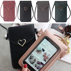 Women PU Leather Crossbody Shoulder Bag Card Holder Messenger