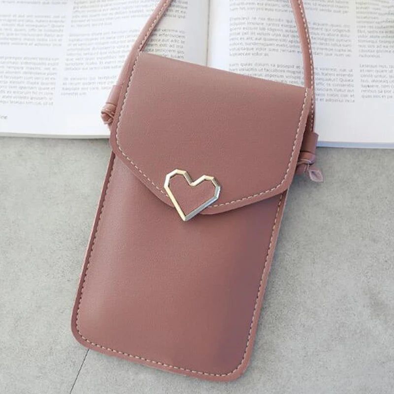 Women PU Leather Crossbody Shoulder Bag Card Holder Messenger