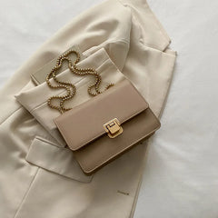 Chain Strap Shoulder Bag Square Flap Ladies Handbags And Purses Crossbody Bags