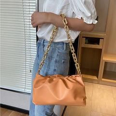 Women's Pleated Tote Bag Handbag Clutch Shoulder Bag Dumpling Bags