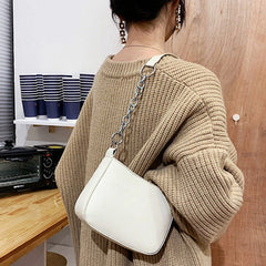 PU Leather Shoulder Bag Lady Handbag Armpit Totes Bolsa