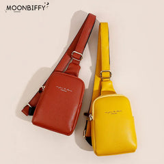 Women PU Leather Waist Bags Hip Hop Banana Belt Bag