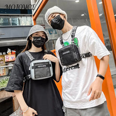 Chest Rig Bag Adjustable Vest Fanny Pack Hip Hop Streetwear Travel Waistcoat