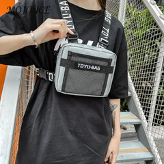 Adjustable Chest Rig Bag Fanny Pack Nylon Streetwear