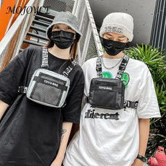 Adjustable Chest Rig Bag Fanny Pack Nylon Streetwear
