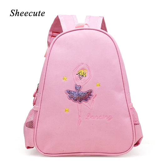 Teenage Girl Backpacks Ballet Dance Bag Girls Waterproof School