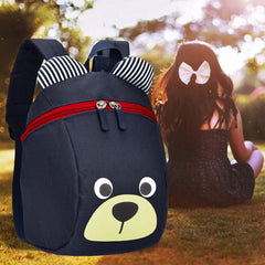 Cartoon Print Plush Kids Backpack Kindergarten Boys Girls School Bags