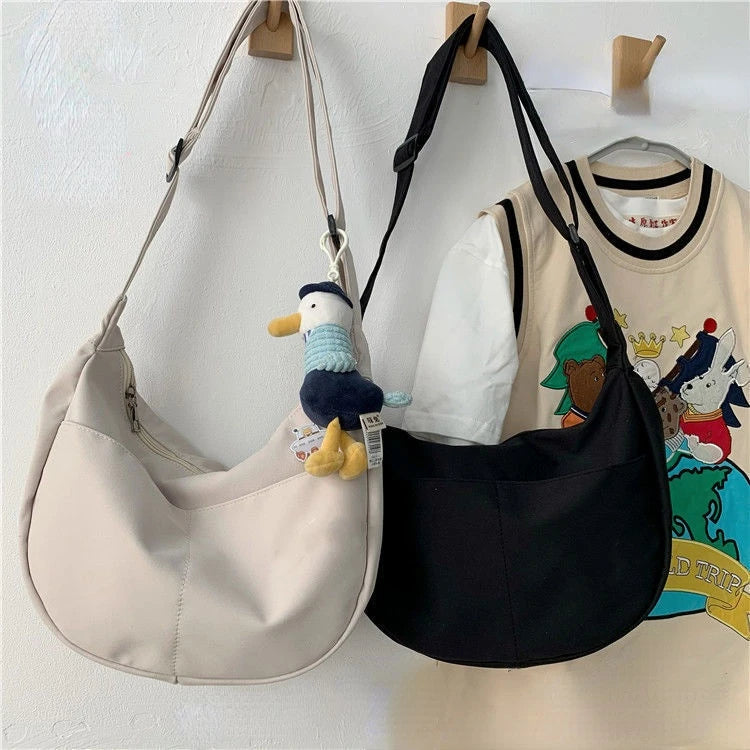 Japanese Harajuku Messenger Bag Waterproof Nylon Shoulder Handbag