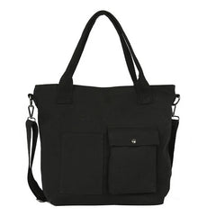 Woman's Classic Messenger Bag, Waterproof Canvas Schoolbag