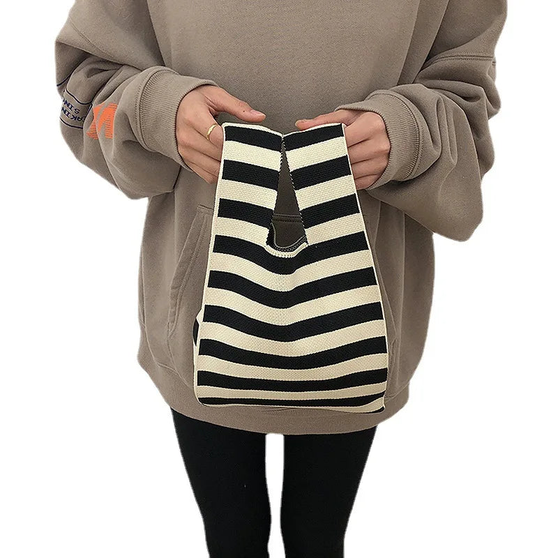 Knitting Shoulder Bag Crossbody Purse