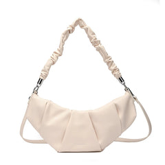 Leather Commuter Shoulder Bag Dumplings Style