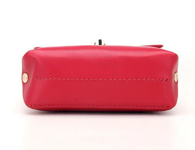 PU Cell Phone Waist Bag with Rivet Decoration for Women
