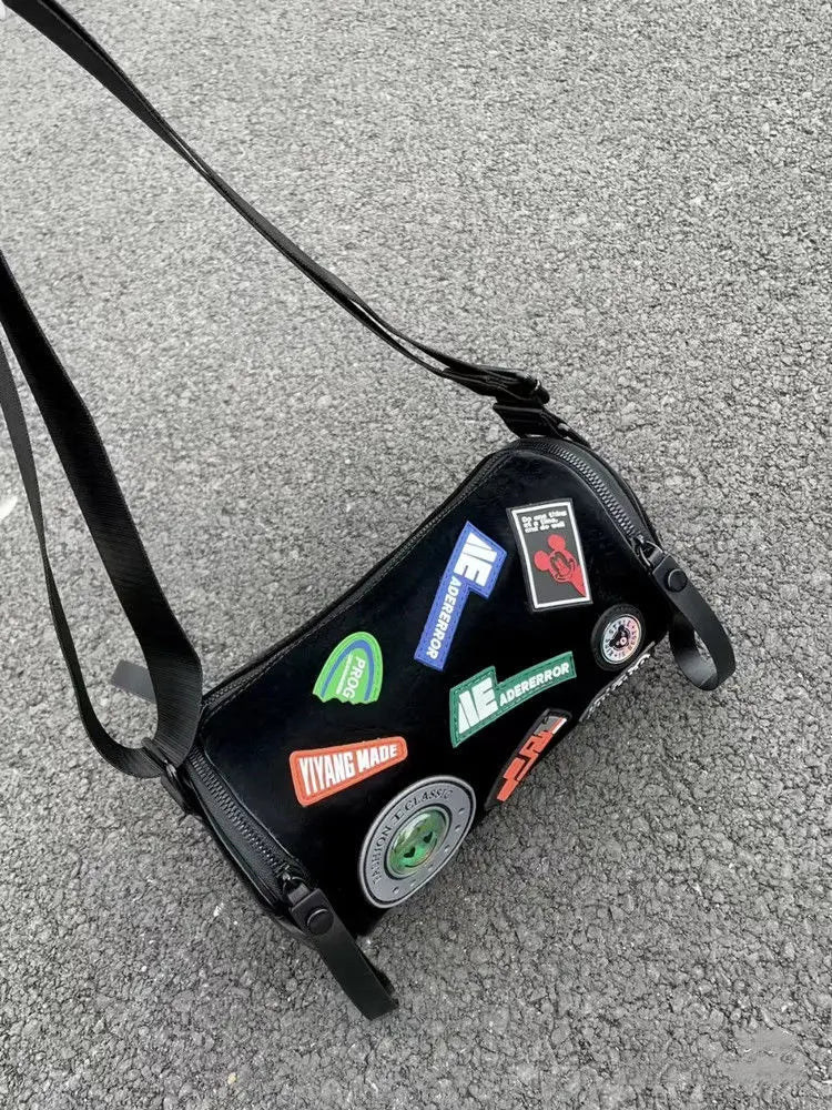Y2k Collage Pattern Bucket Bag for Ladies Tote