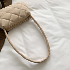 Casual Quilted Nylon Commute Bag for Women