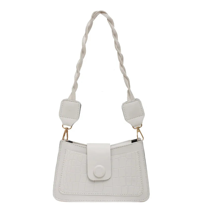 Crocodile Pattern Women's Shoulder Bag Handbag Purse