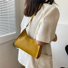 Crocodile Pattern Women's Shoulder Bag PU Leather Handbags