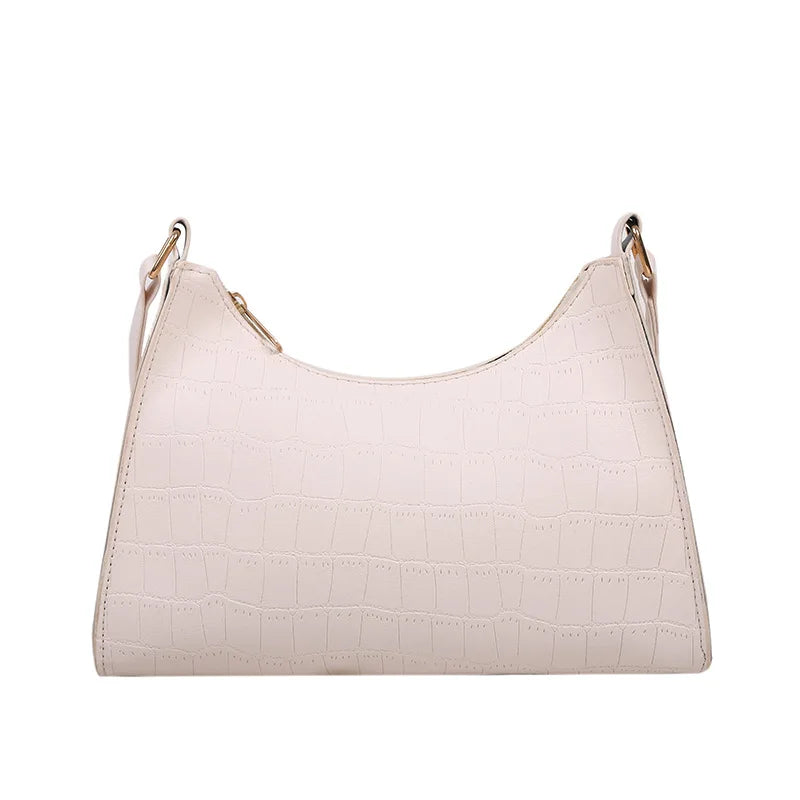 Crocodile Pattern Women's Shoulder Bag PU Leather Handbags