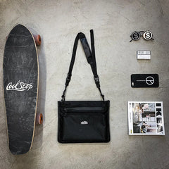 Canvas Cross Chest Bag Hip Hop Tactical Streetwear