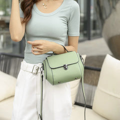 Women's Small Crossbody Bag PU Leather Messenger Bag