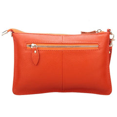 Women's Leather Mini Clutch Evening Bag Crossbody