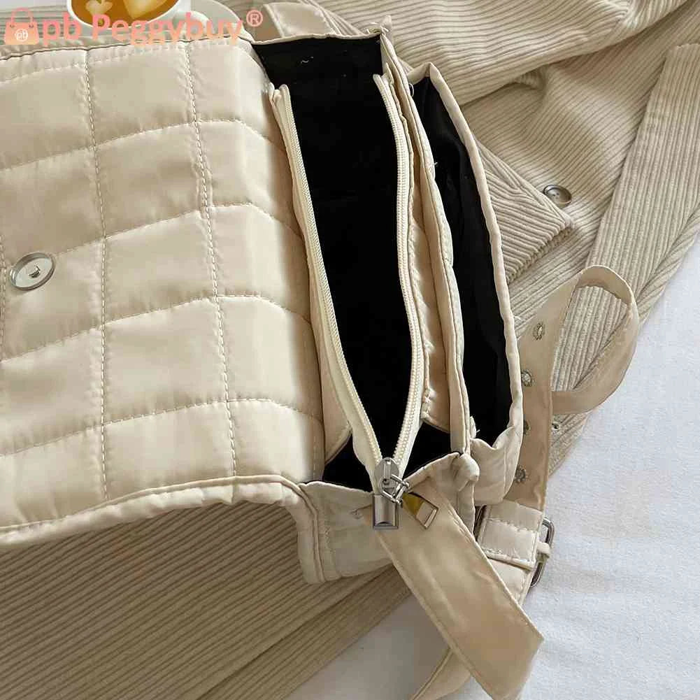Embroidered Rhombus Crossbody Bag with Adjustable Strap