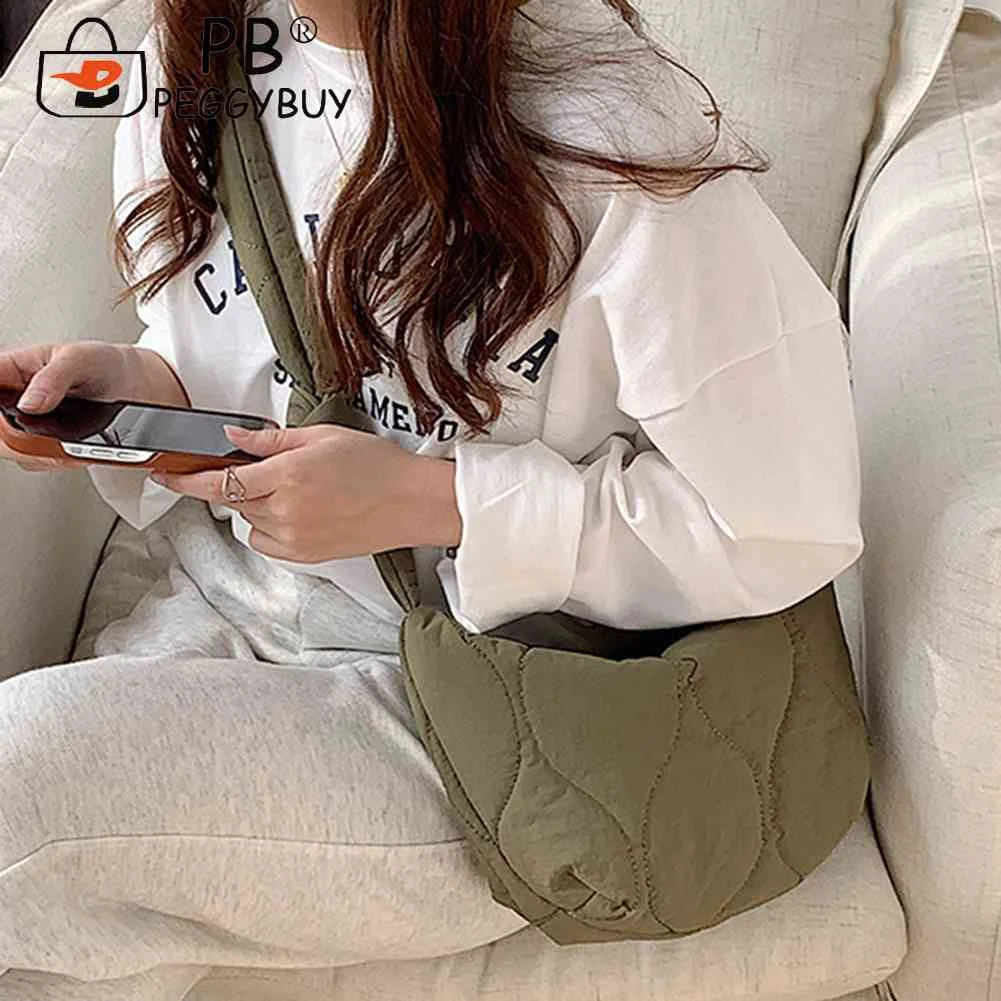 Crossbody Bags Autumn Winter Dumpling Bags Large Capacity Casual