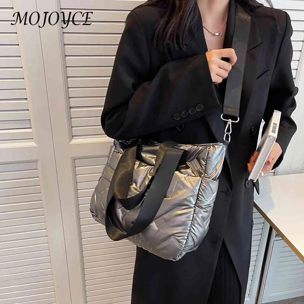 Quilted Crossbody Bag Large Capacity Lady Travel Purse