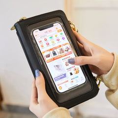Colorful Crossbody Bag Mini PU Leather Shoulder Messenger Phone Purse