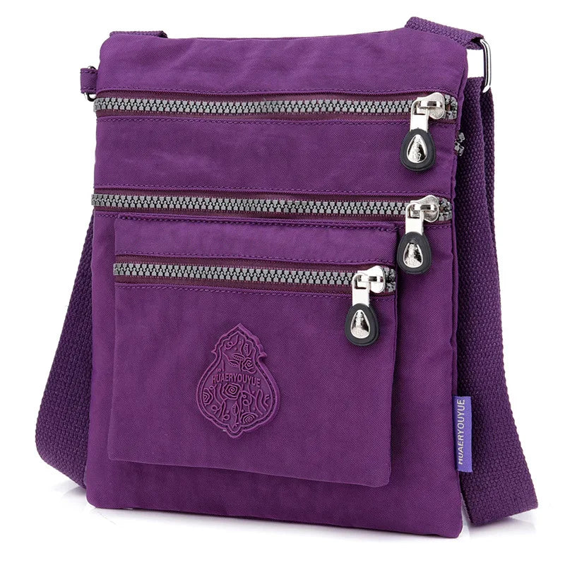 Waterproof Shoulder Bag Nylon Cloth Female HandBag Casual Travel Messenger Bag