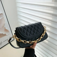 Crossbody PU Leather Shoulder Bags Women Flap Messenger Handbag Clutch