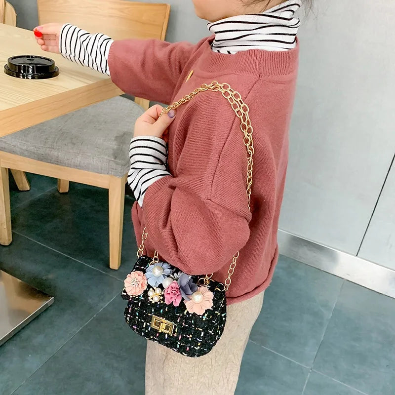 Girl Shoulder Messenger Bag Children's Crossbody Chain Handbag