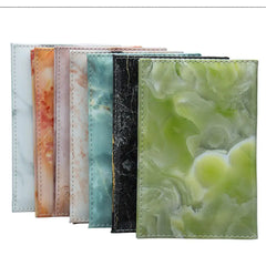 Marble Pattern Passport Cover PU Leather Travel Holder