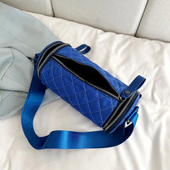 Nylon Shoulder Bag for Women Wide Strap Handbags