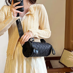 Nylon Shoulder Bag for Women Wide Strap Handbags